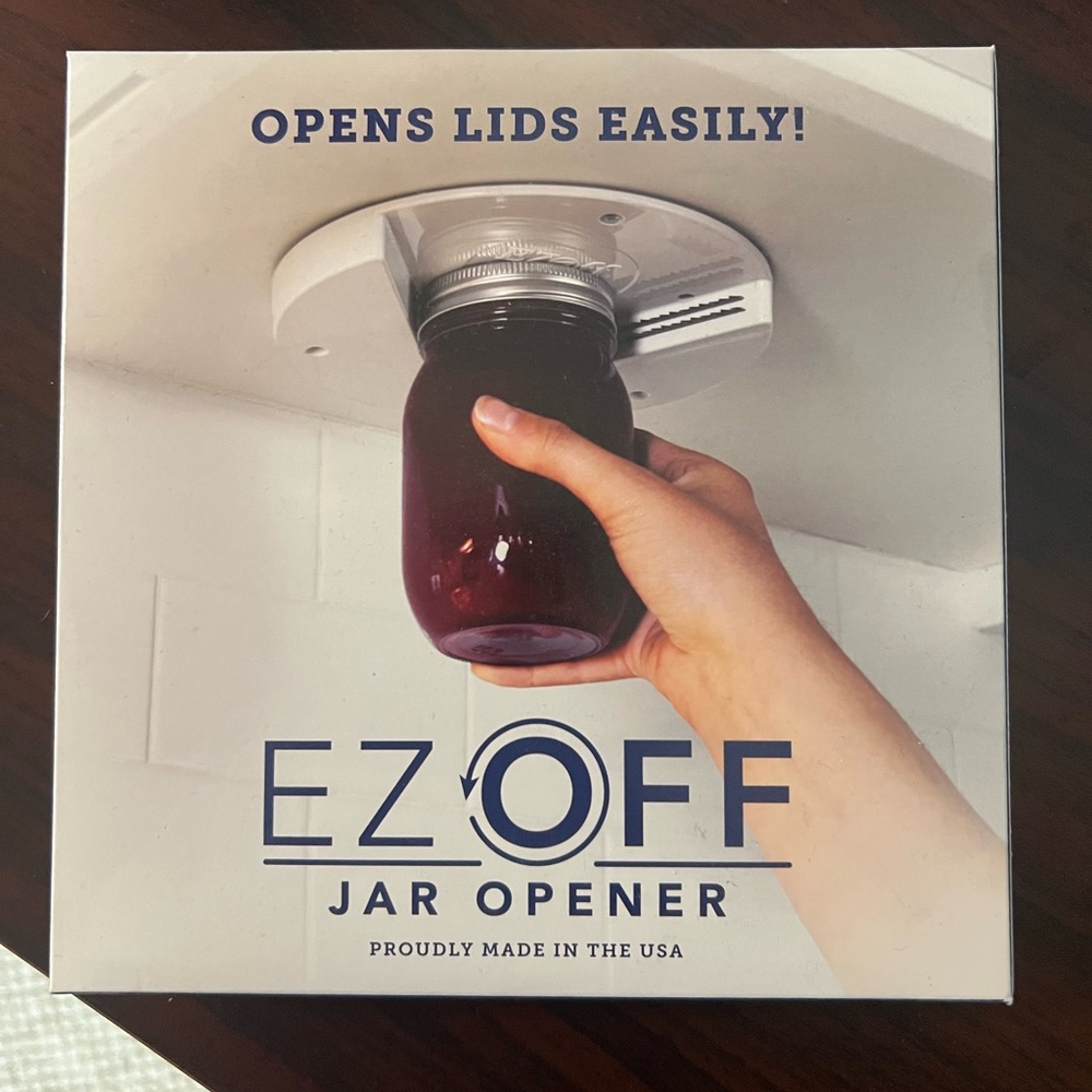 EZ Off Jar Opener - White -